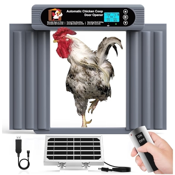 Automatic Chicken Coop Door Opener with Remote - Picture 1 of 6